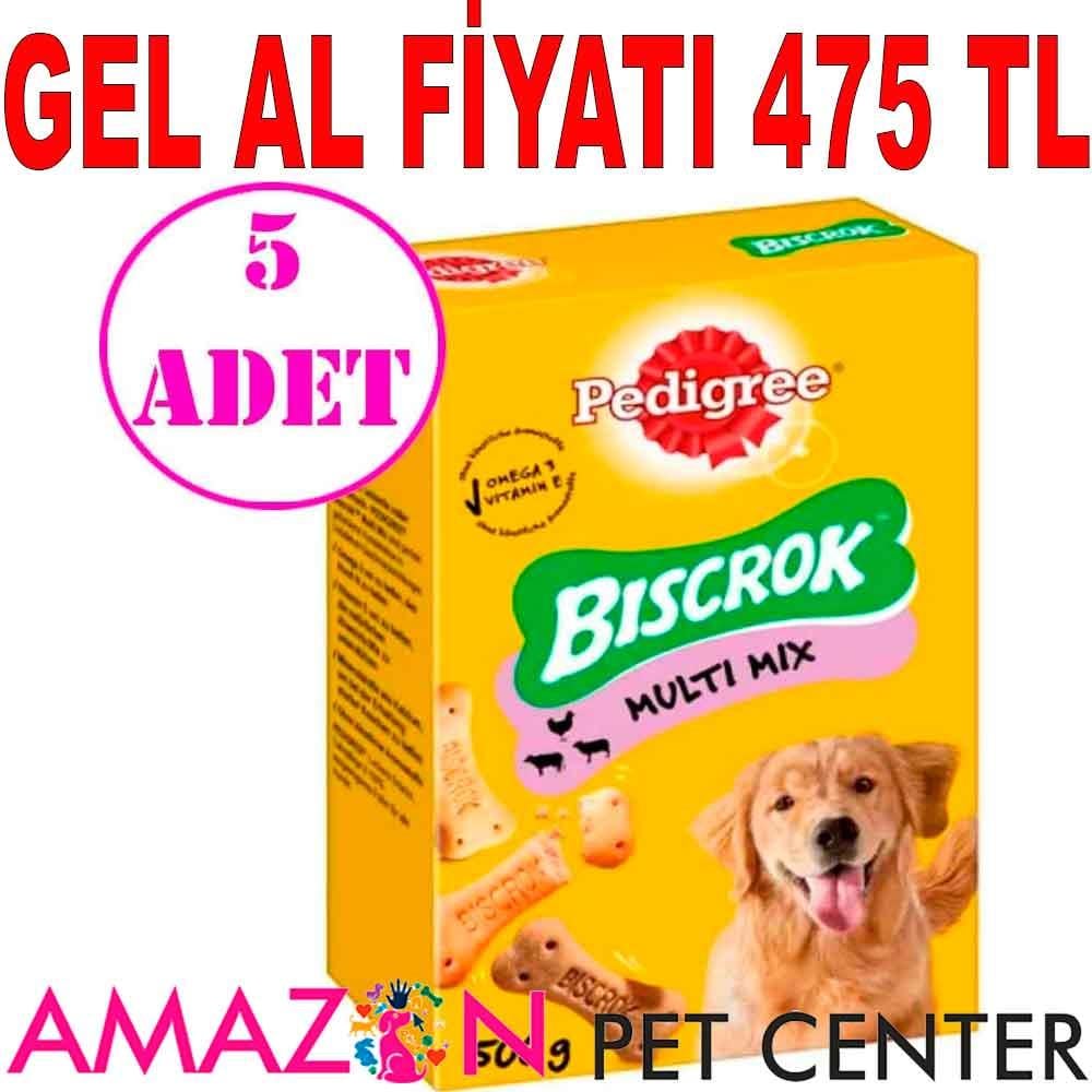 Pedigree Biscrok Köpek Bisküvisi Multi Mix 500 Gr 5 AD 19212005 Amazon Pet Center