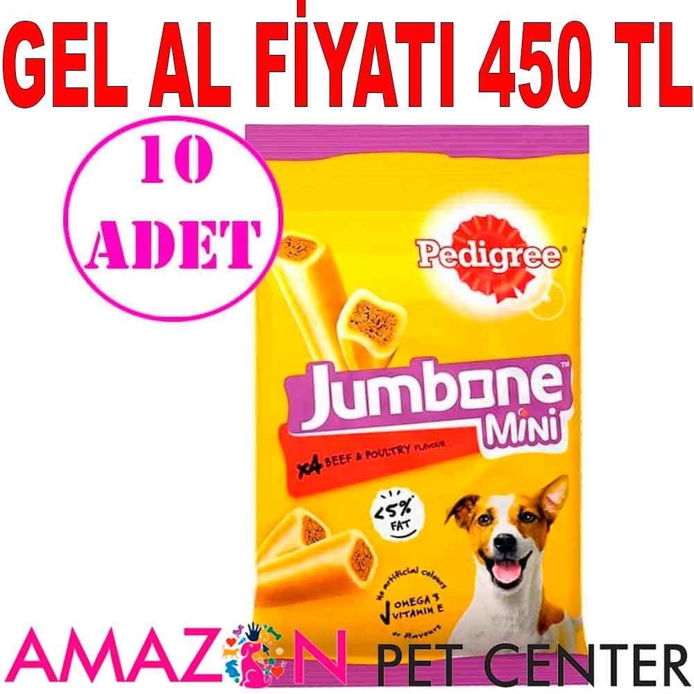 Pedigree Jumbone Mini Sığır Etli Köpek Ödülü 160gr 10 ad 18743005 Amazon Pet Center