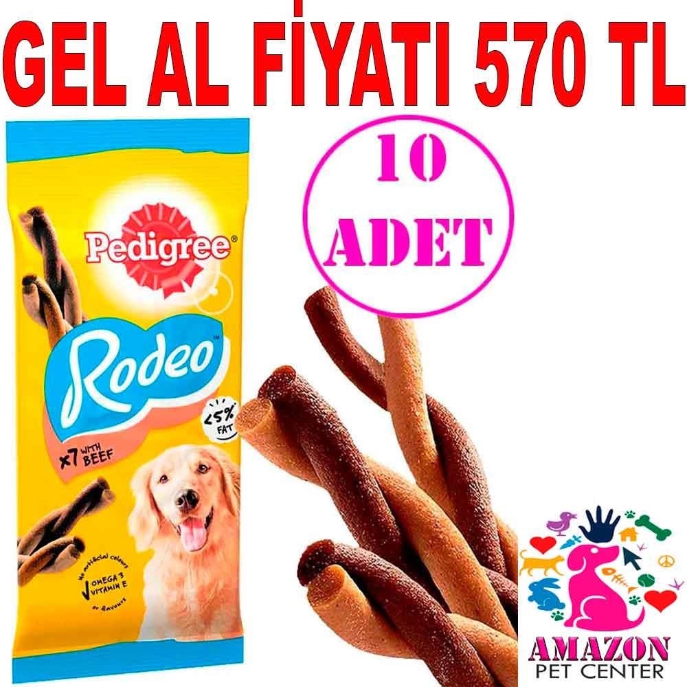 Pedigree Köpek Ödülü Rodeo Sığır Etli 123 gr 10 AD 19540009 Amazon Pet Center