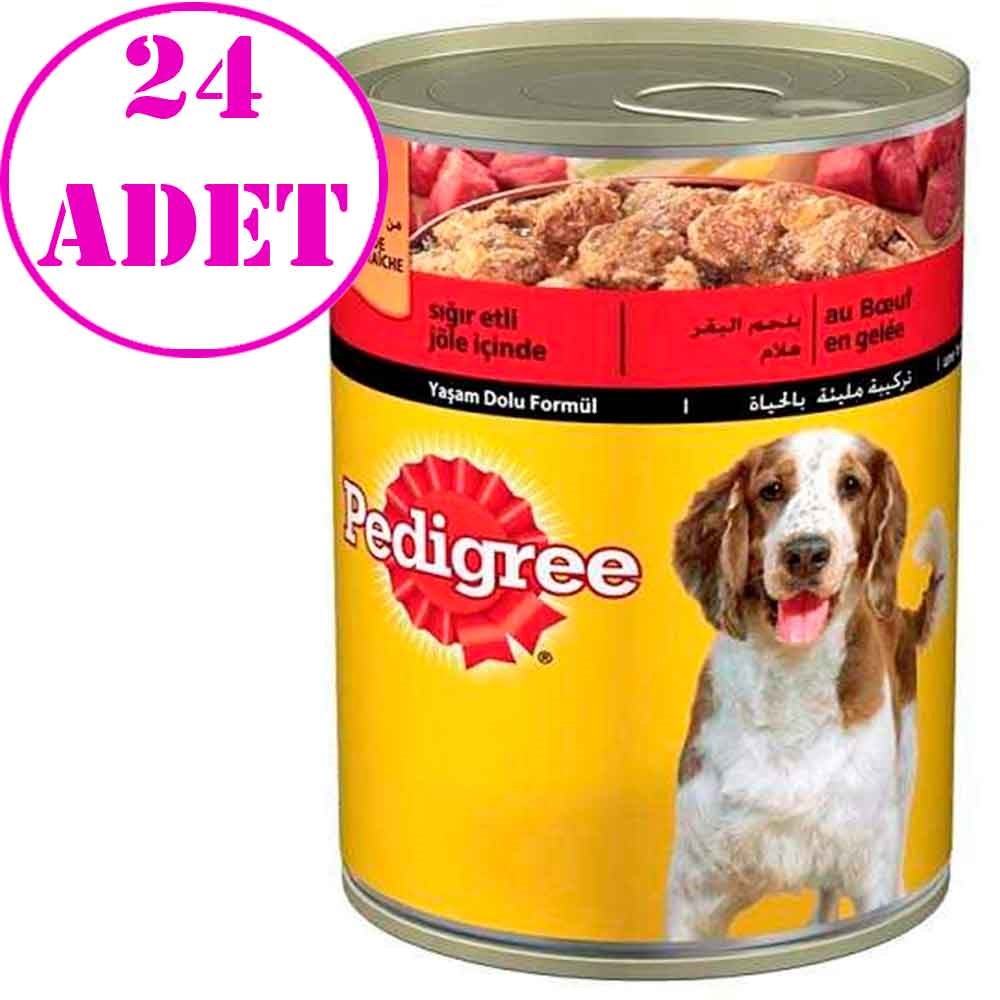 Pedigree Sığır Etli Köpek Konservesi 400 gr 24 Ad 32121704 Pedigree Yetişkin Köpek Konserveleri Amazon Pet Center