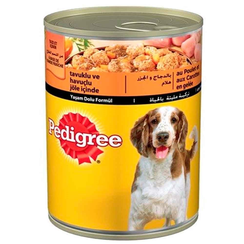 Pedigree Tavuklu Sebzeli Konserve Köpek Maması 400 gr 5900951284557 Pedigree Yetişkin Köpek Konserveleri Amazon Pet Center