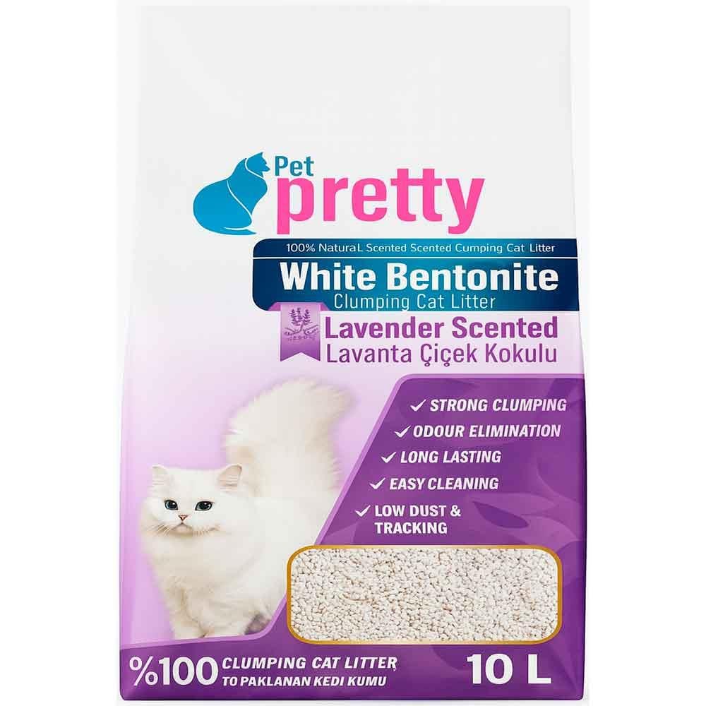 Pet Pretty Lavanta Kokulu İnce Taneli Kedi Kumu 10 L 8681999486451 Amazon Pet Center