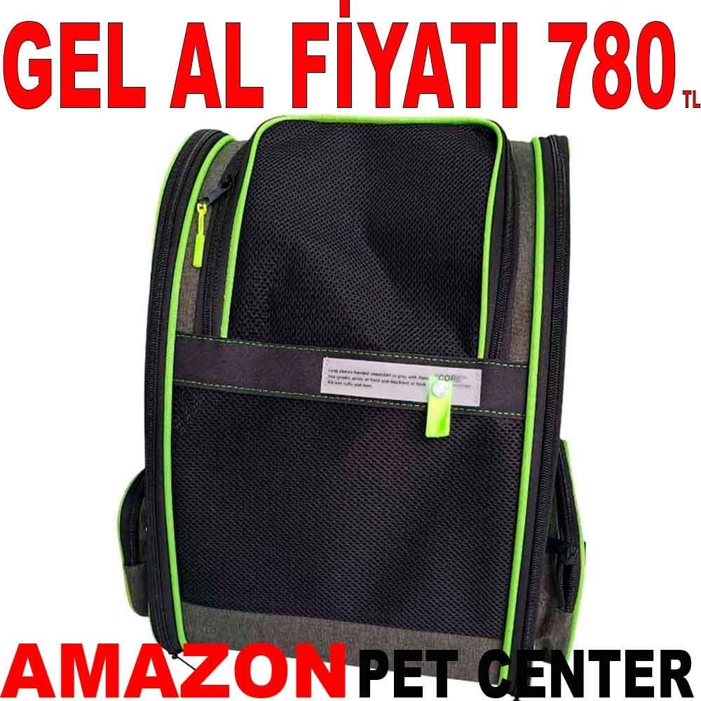 Pet Pretty Süperior Kedi ve Köpek İçin Fleli Sırt Çantası Haki 22506009 Amazon Pet Center