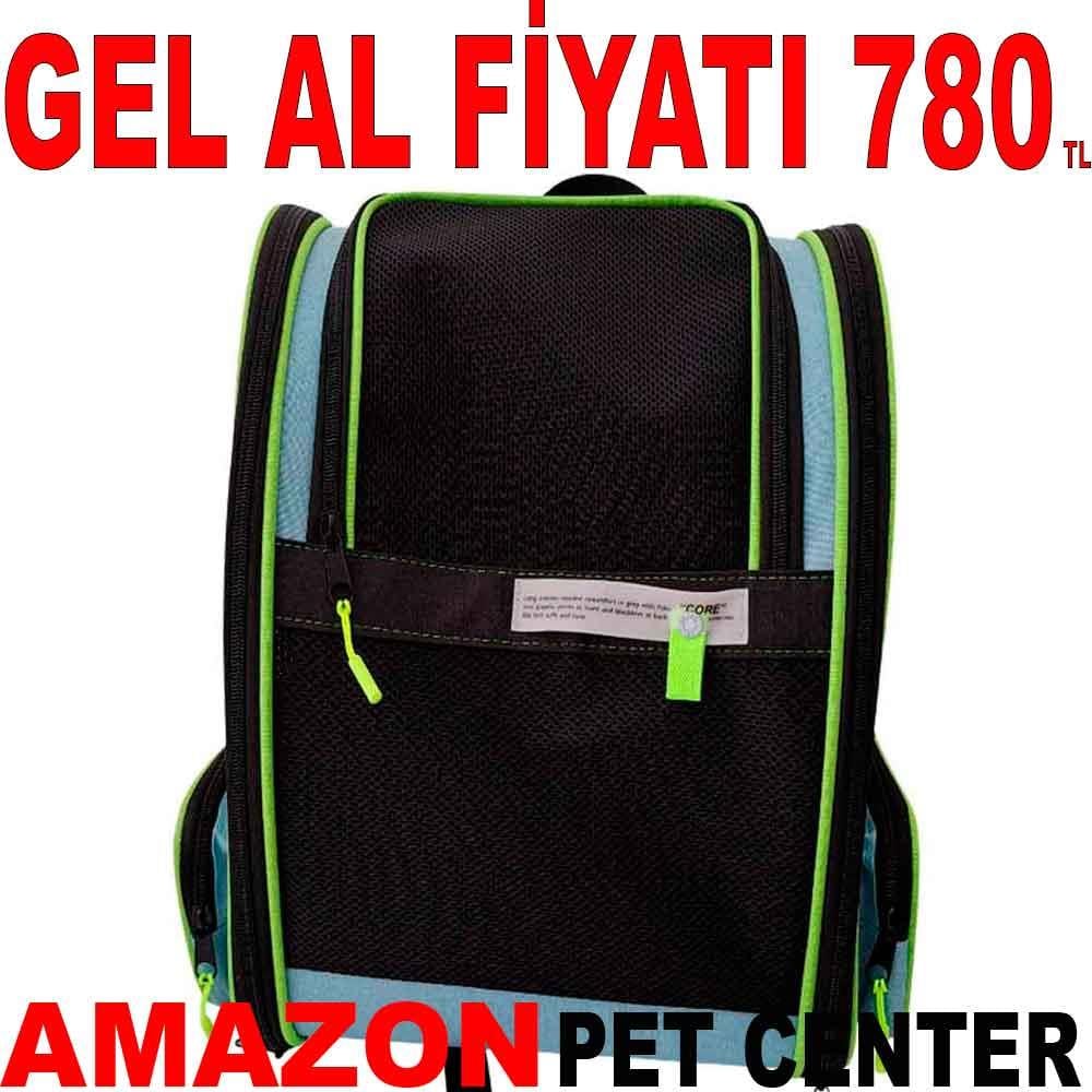 Pet Pretty Süperior Kedi ve Köpek İçin Fleli Sırt Çantası Açık Mavi 22502001 Amazon Pet Center