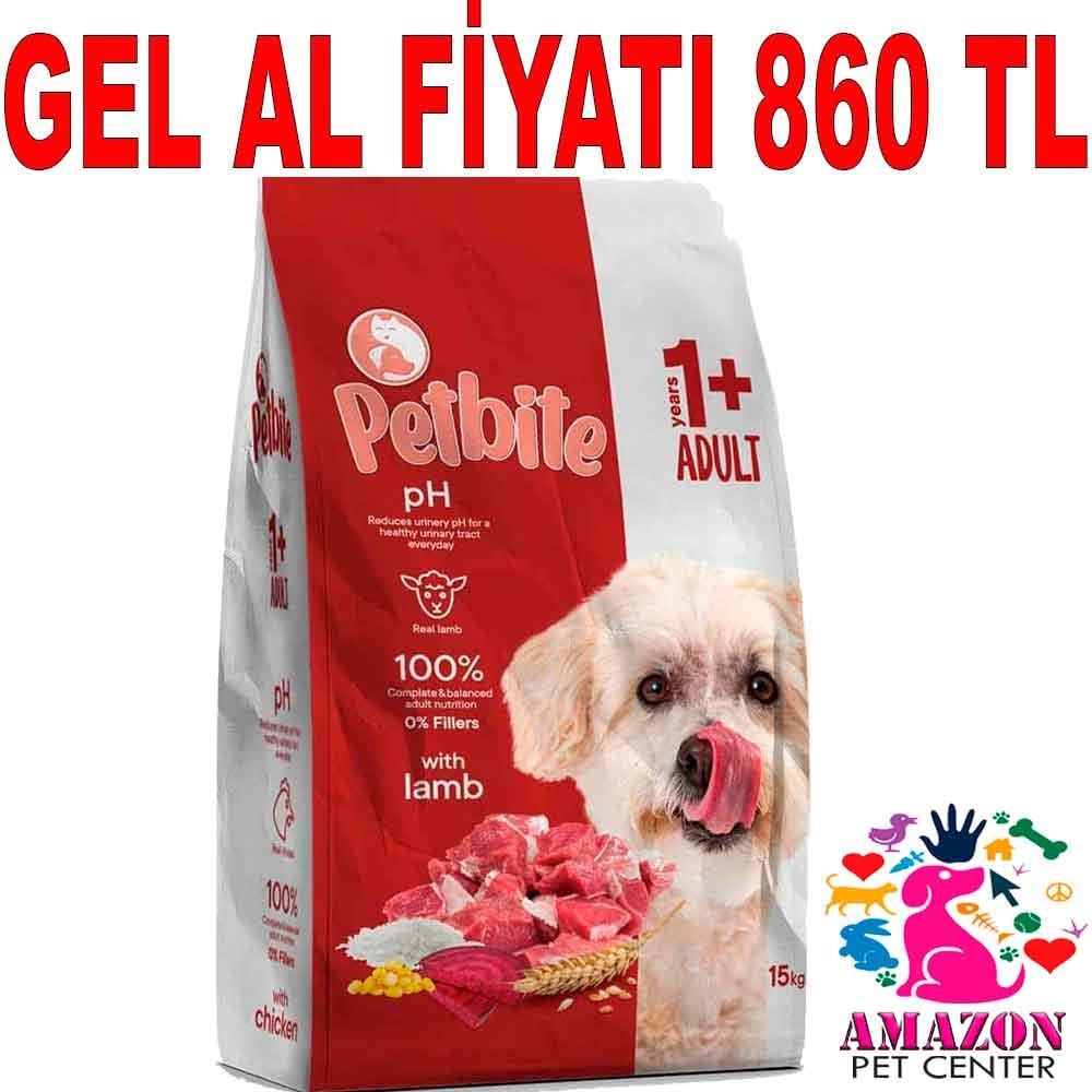 Petbite Köpek Maması Kuzu Etli 15 kg 19902005 Amazon Pet Center