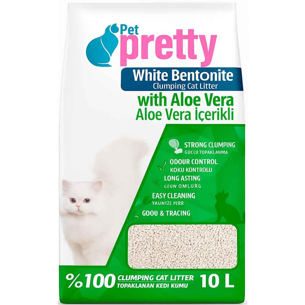 PETPRETTY Kedi Kumu Aloe Vera İnce 10 LT 8698995010139 Amazon Pet Center