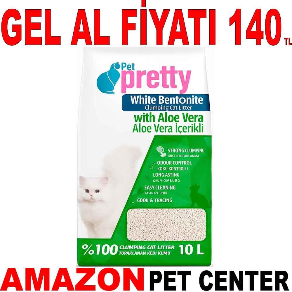 PETPRETTY Kedi Kumu Aloe Vera İnce 10 LT 22539007 Amazon Pet Center