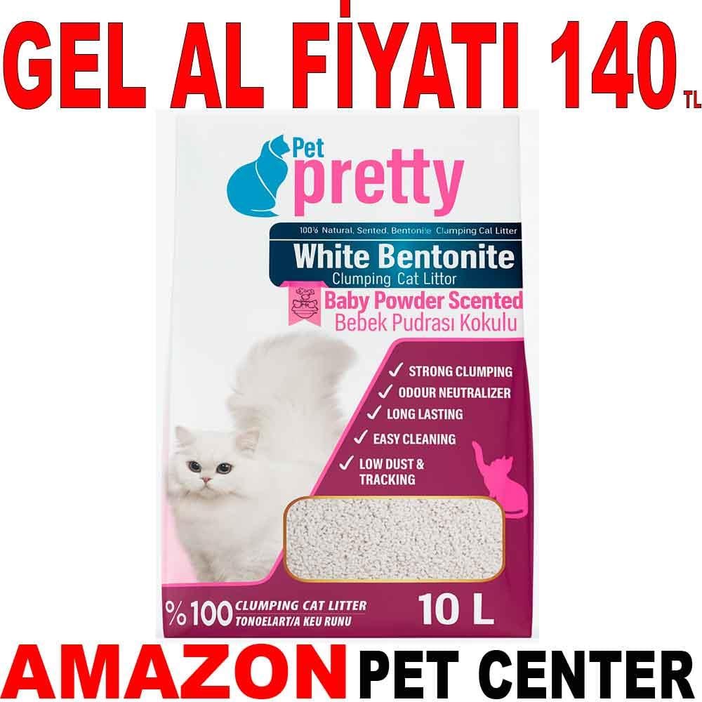 PETPRETTY Kedi Kumu Pudralı İnce 10 LT 22543004 Amazon Pet Center