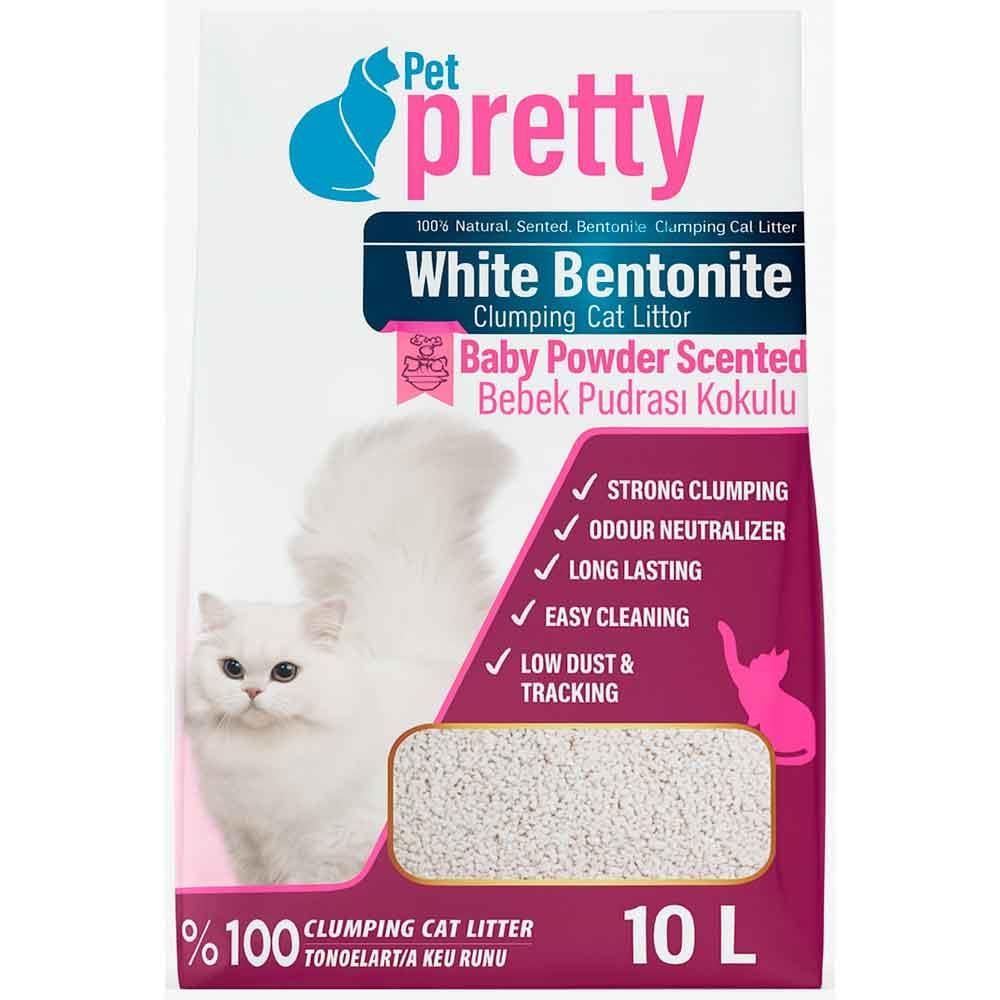 PETPRETTY Kedi Kumu Pudralı İnce 10 LT 8681999486475 Amazon Pet Center