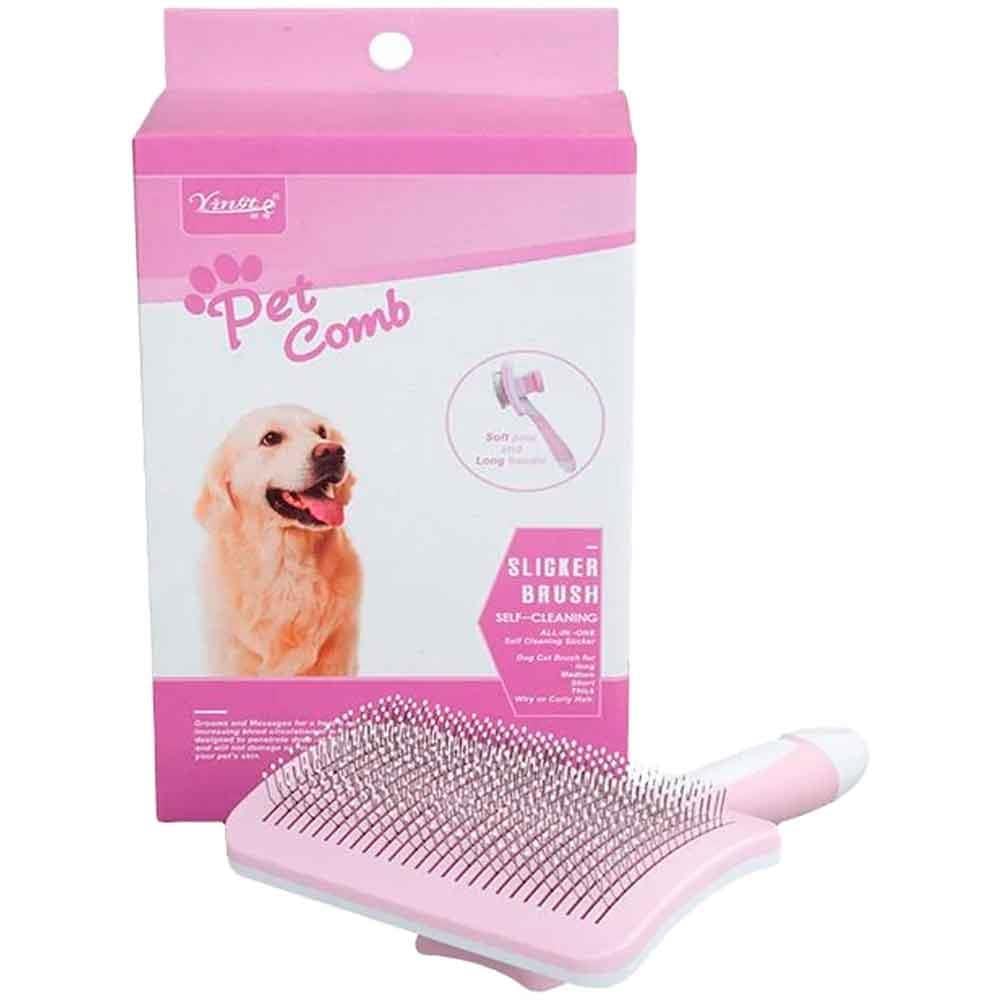 Polo İnce Telli Kedi Ve Köpek Fırçası Susutalı Pembe S 6954016615076 Amazon Pet Center