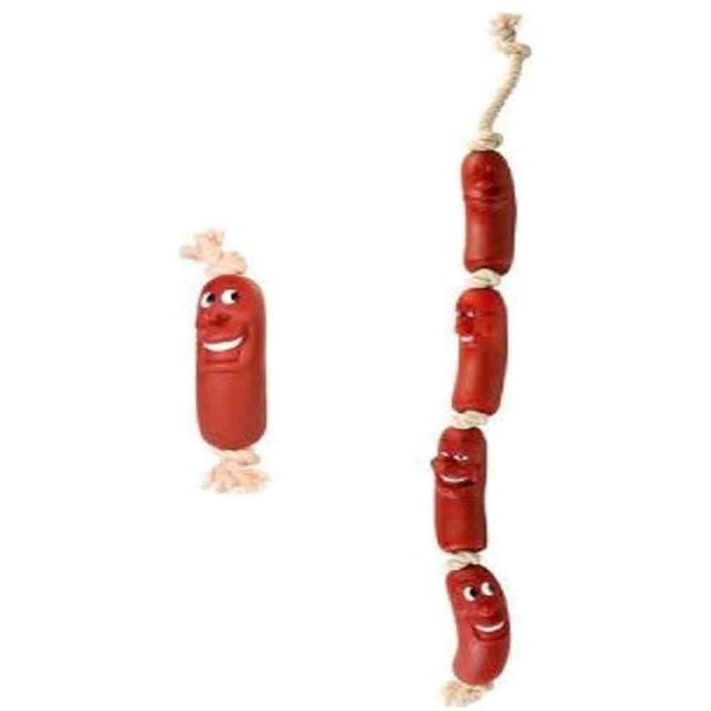Polo Vinil 4 lü Sosis İpli Oyuncak 32134964 Amazon Pet Center