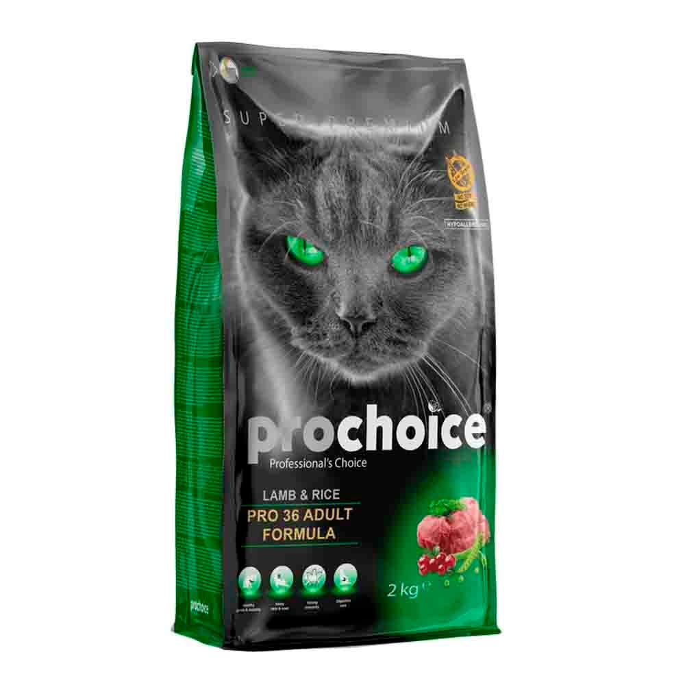 Pro Choice Cat Pro 36 Lamb Rice 2 Kg 8681465601067 Pro Choice Yetişkin Kedi Mamaları Amazon Pet Center