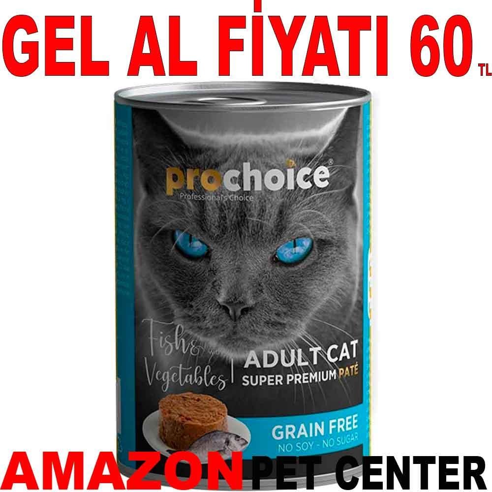 Pro Choice Kedi Konservesi Balık ve Sebzeli 400 Gr 21654008 Amazon Pet Center