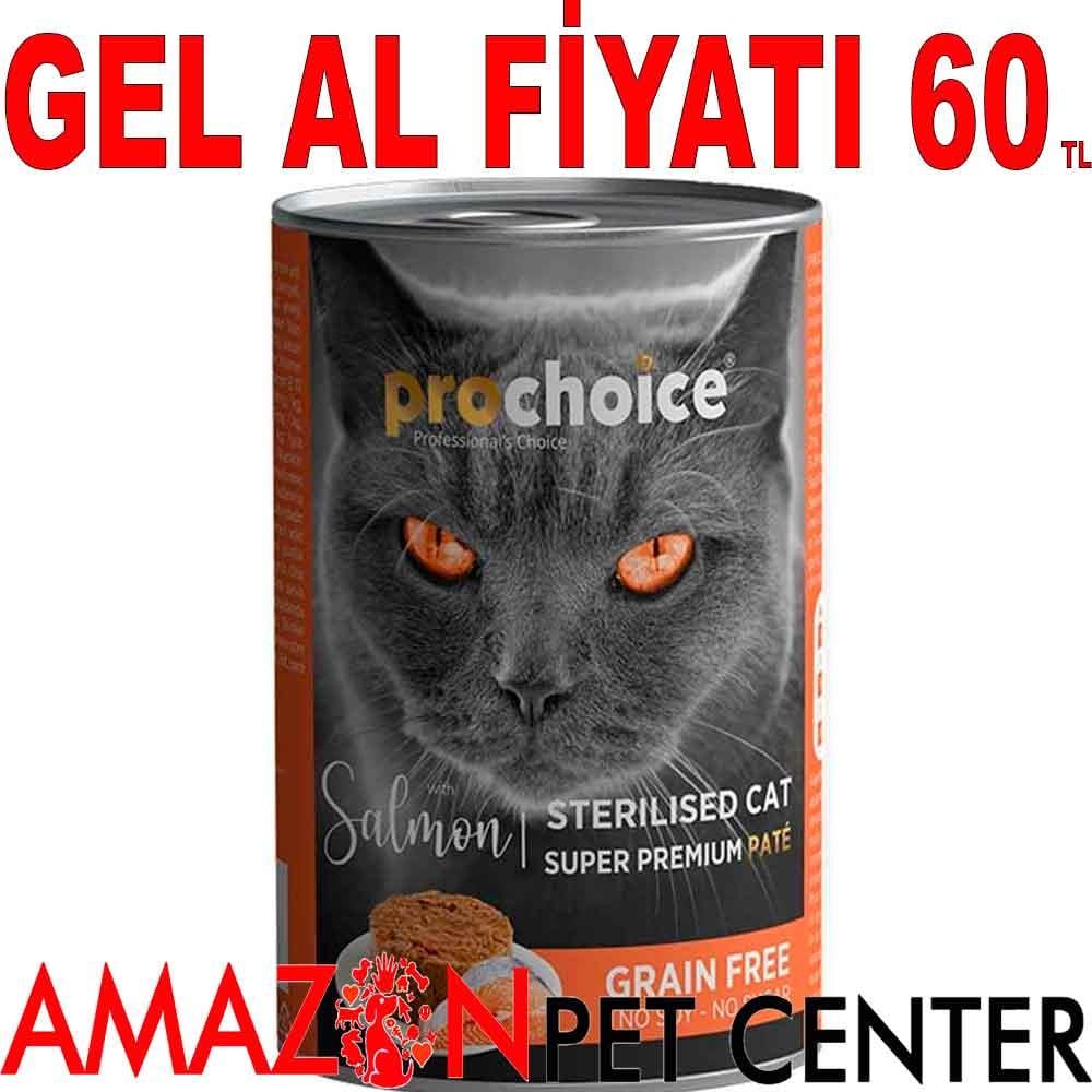 Pro Choice Kedi Konservesi Kısır Somonlu Pate 400 Gr 21651007 Amazon Pet Center