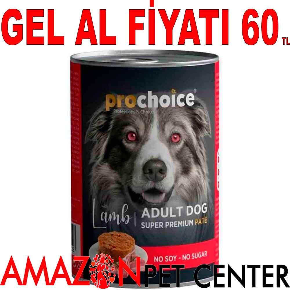 Pro Choice Köpek Konservesi Kuzu Etli Pate 400 Gr 21666001 Amazon Pet Center