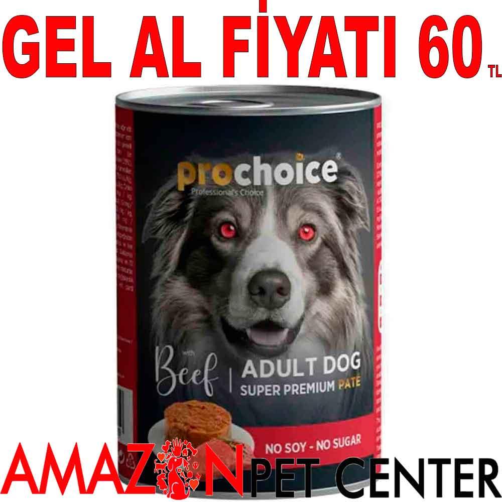Pro Choice Köpek Konservesi Sığır Etli Ezme 400 Gr 21663000 Amazon Pet Center