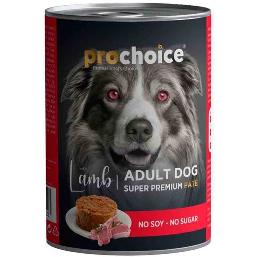 Pro Choice Kuzu Etli Pate Köpek Konservesi 400 Gr 8681465603023 Pro Choice Yetişkin Köpek Konserveleri Amazon Pet Center