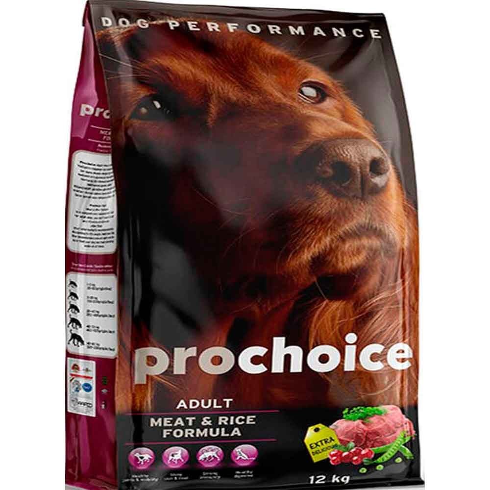 Pro Choice Meat Etli ve Pirinçli Köpek Maması 12 Kg 8681465601104 Pro Choice Yetişkin Köpek Mamaları Amazon Pet Center