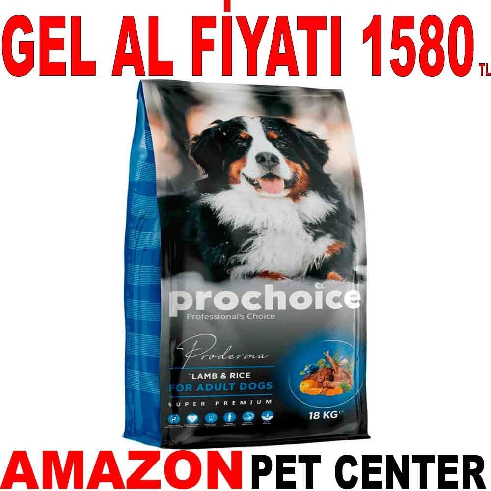 Pro Choice Proderma Lamb Kuzu Etli Köpek Maması 18 Kg 17996006 Amazon Pet Center