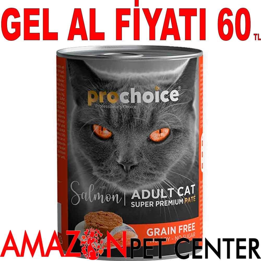 Pro Choice Somonlu Kedi Konservesi Pate 400 Gr 21652004 Amazon Pet Center
