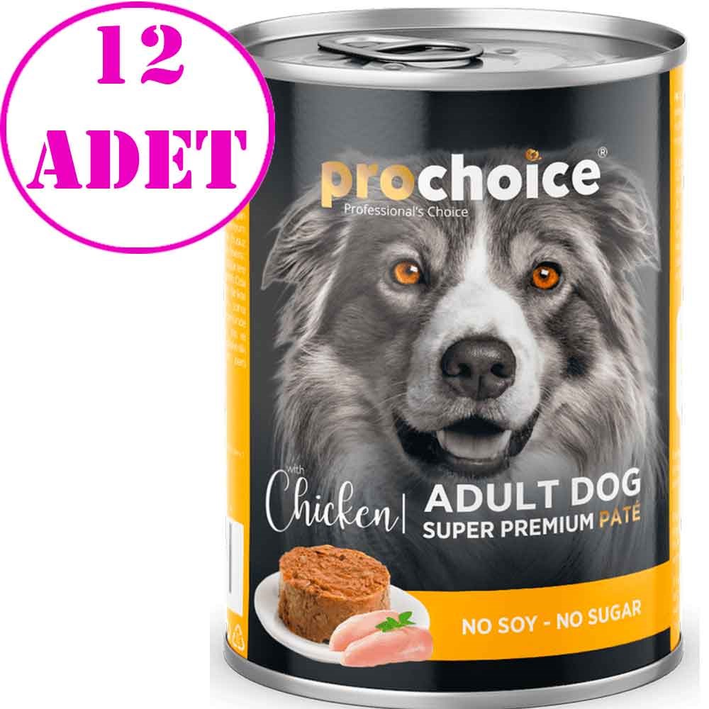 Pro Choice Tavuklu Ezme Köpek Konservesi 400 Gr 12 AD 32129878 Pro Choice Yetişkin Köpek Konserveleri Amazon Pet Center