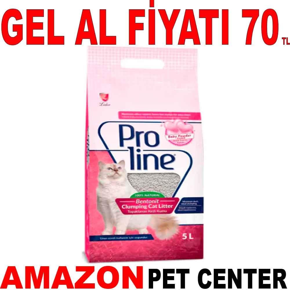 Pro Line Bebek Pudrası Kokulu İnce Kedi Kumu 5 Lt 18979008 Amazon Pet Center