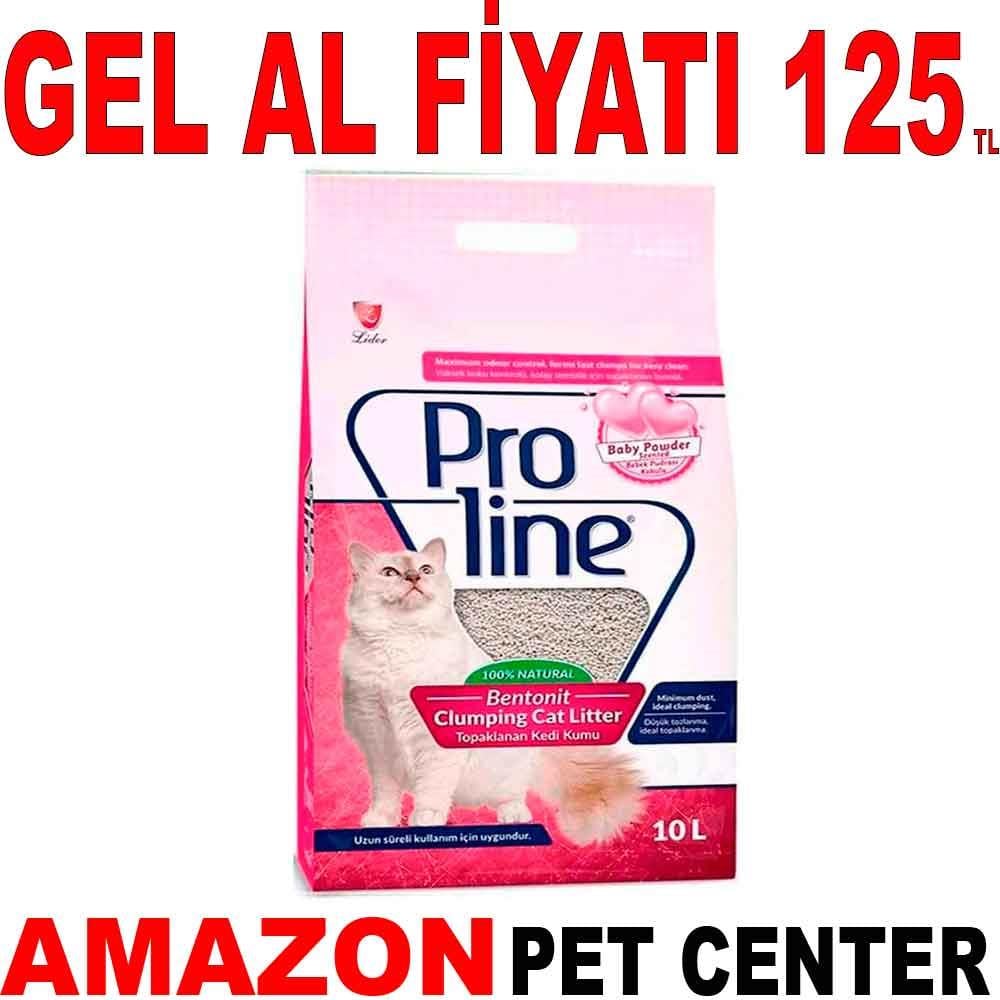 Pro Line Bebek Pudrası Kokulu Kedi Kumu 10 LT 17973007 Amazon Pet Center
