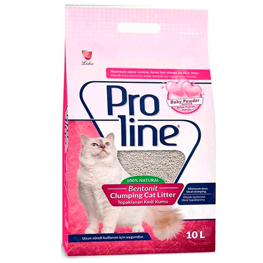Pro Line Bebek Pudrası Kokulu Kedi Kumu 10 LT 8698995010146 Amazon Pet Center