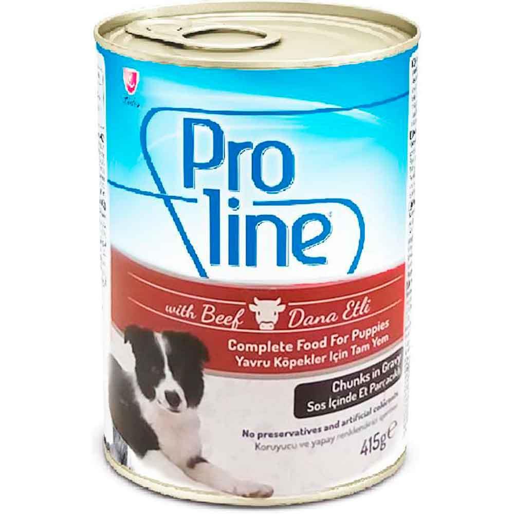 Pro Line Dana Etli Yavru Köpek Konservesi 415 Gr 8698995027830 Amazon Pet Center