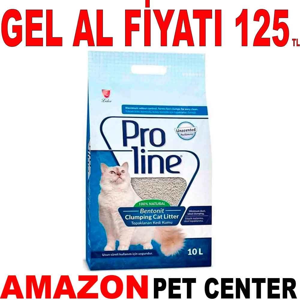 Pro Line Parfümsüz Kedi Kumu 10 LT 17971003 Amazon Pet Center