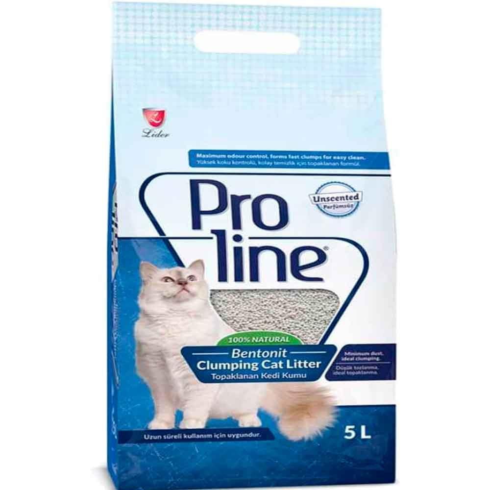 Pro Line Parfümsüz Kedi Kumu 5 LT 8698995010122 Amazon Pet Center