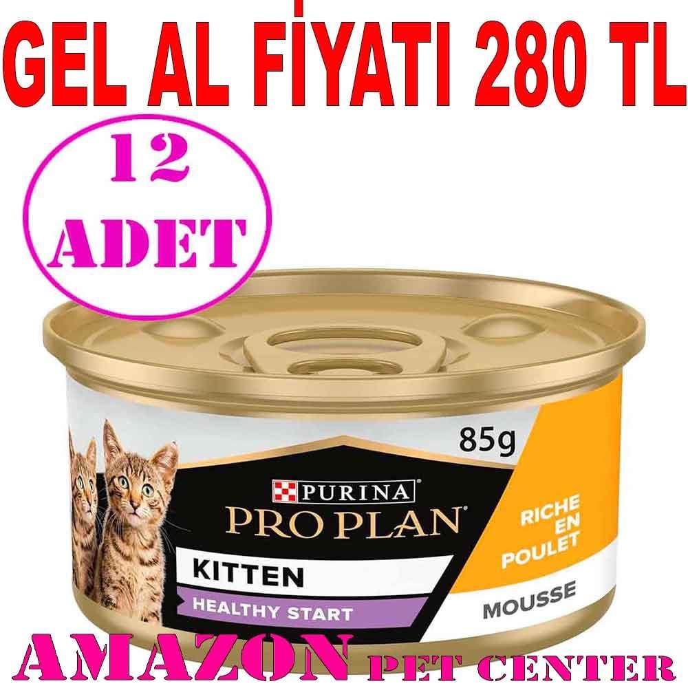 Pro plan Junior Tavuklu Yavru Kedi Konservesi 85 Gr 12 AD 19509006 Amazon Pet Center
