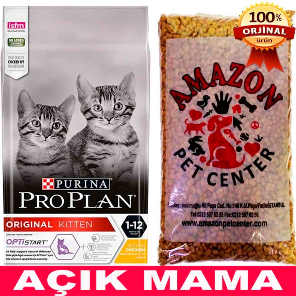 Pro Plan Junior Tavuklu Yavru Kedi Maması Açık 1 Kg 32102529 Pro Plan Açık Kedi Maması Amazon Pet Center