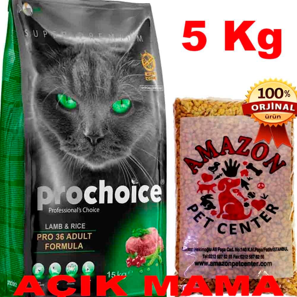 Prochoice Kuzu Etli Kedi Maması Açık 5 Kg 32117752 Amazon Pet Center