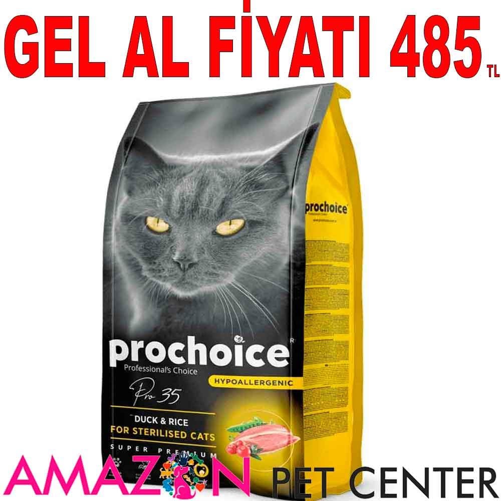 Prochoice Pro 35 Ördekli Tavuklu Kısır Kedi Maması 2 Kg 20174002 Amazon Pet Center