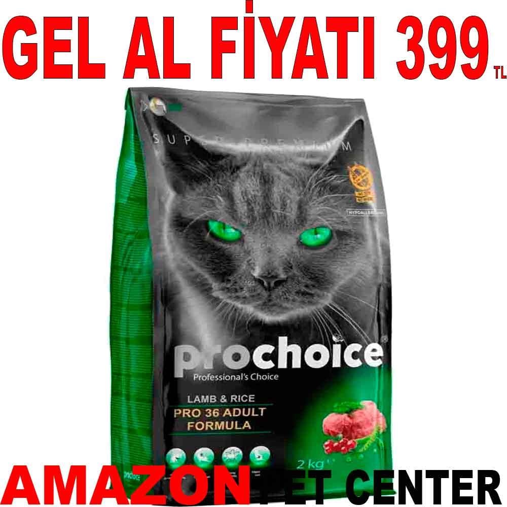 Prochoice Pro 36 Kuzulu ve Prinçli Kedi Maması 2 Kg 18677003 Amazon Pet Center