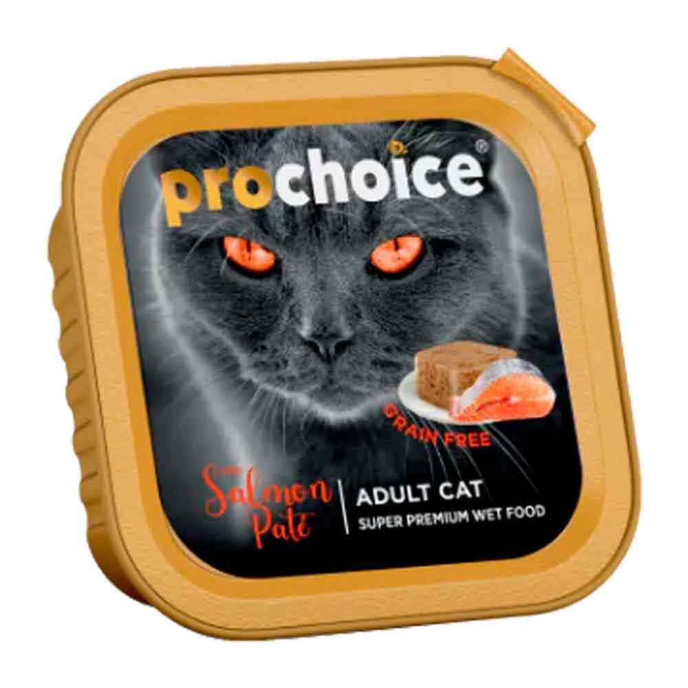 ProChoice Somonlu Tahılsız Ezme Yetişkin Kedi Konservesi 100 Gr 8681465606291 Amazon Pet Center