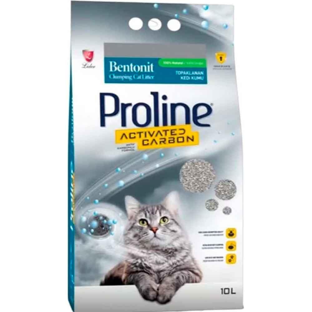 ProLine Aktif Karbonlu Bentonit Kedi Kumu 10 LT 8698995031202 Amazon Pet Center