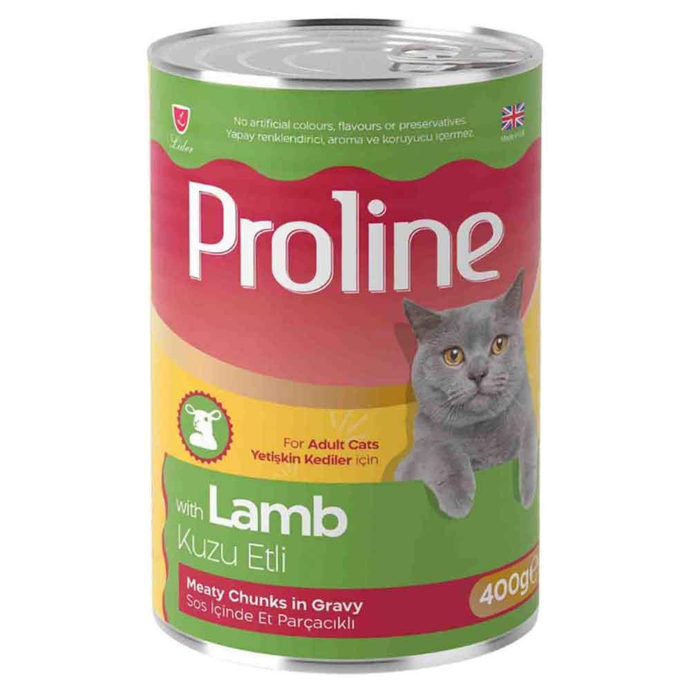 Proline Kedi Konserve Maması Kuzu Etli 400 Gr 8698995031998 Amazon Pet Center