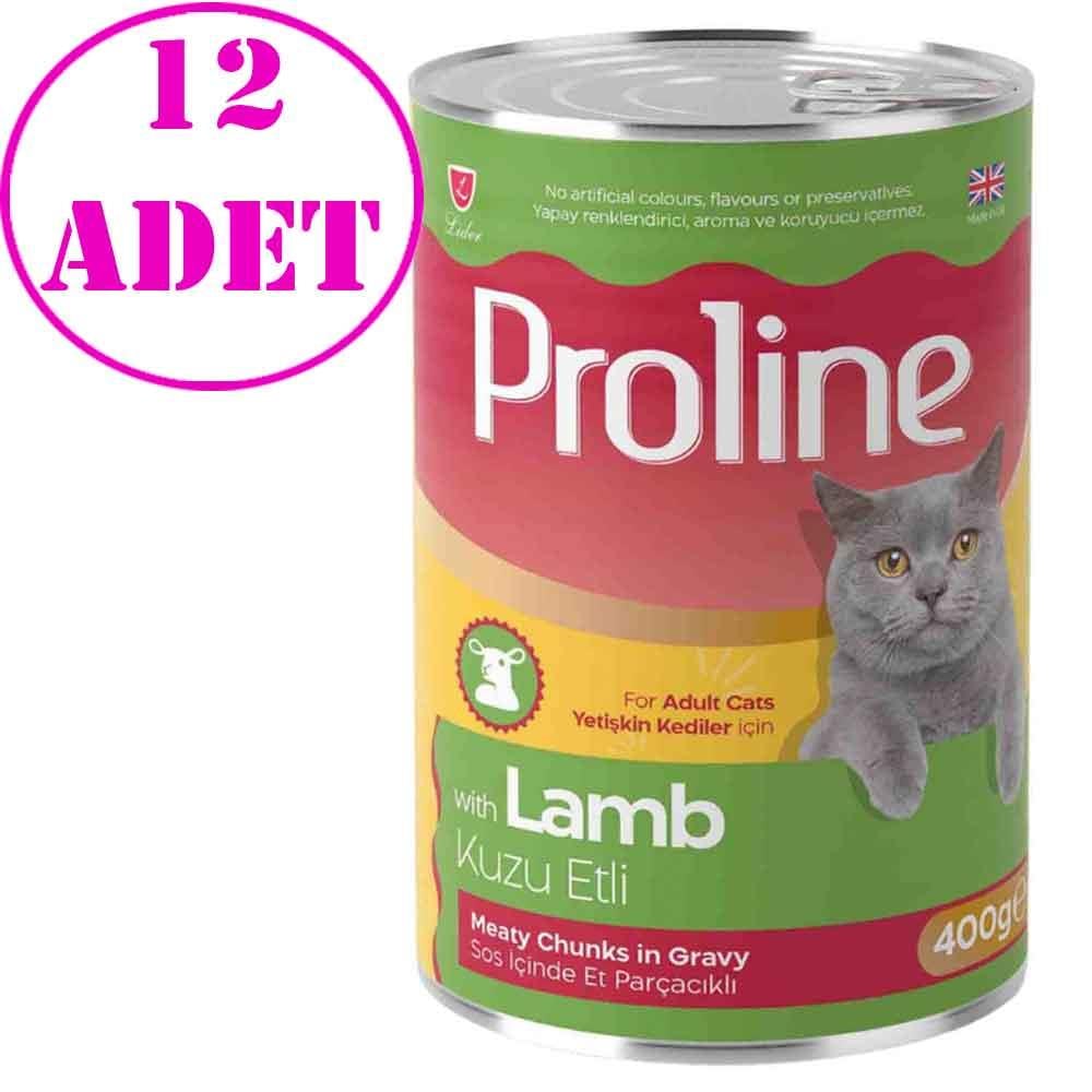 Proline Kedi Konserve Maması Kuzu Etli 400 Gr 12 AD 20584009 Amazon Pet Center