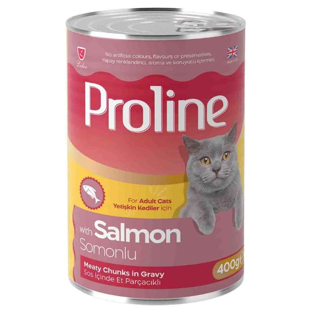 Proline Kedi Konserve Maması Somonlu 400 Gr 8698995032001 Amazon Pet Center