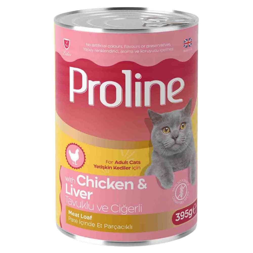 Proline Kedi Konserve Maması Tavuklu ve Ciğerli 400 Gr 8698995032025 Amazon Pet Center