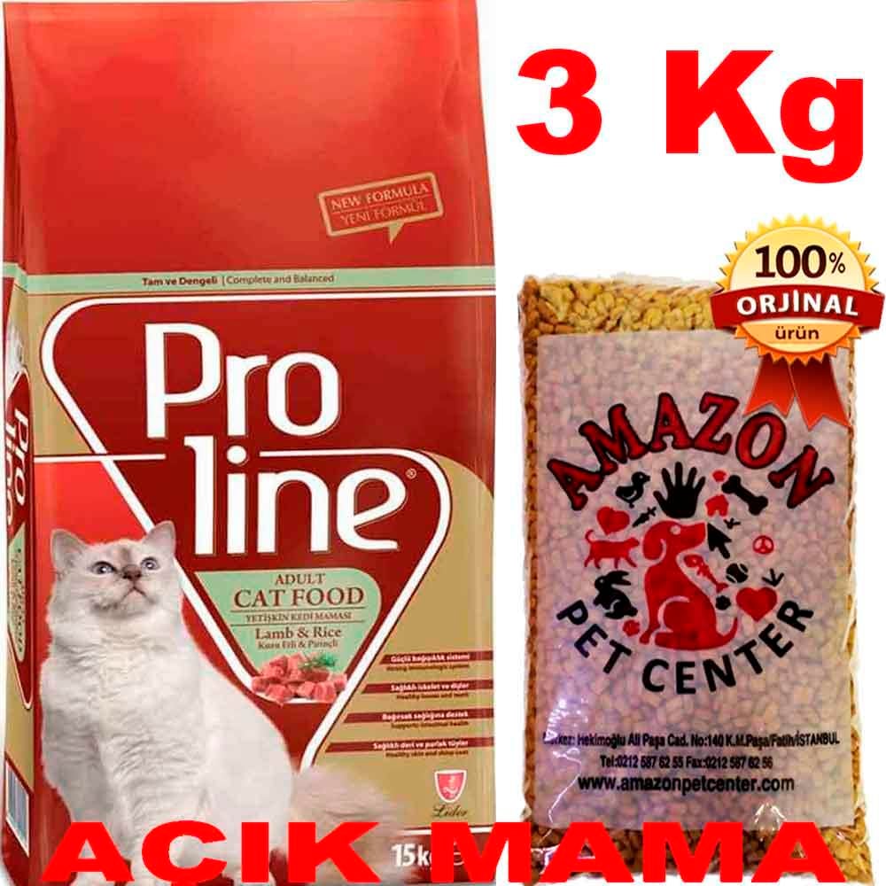 Proline Kuzu Etli Kedi Maması Açık 3 Kg 32117509 Amazon Pet Center