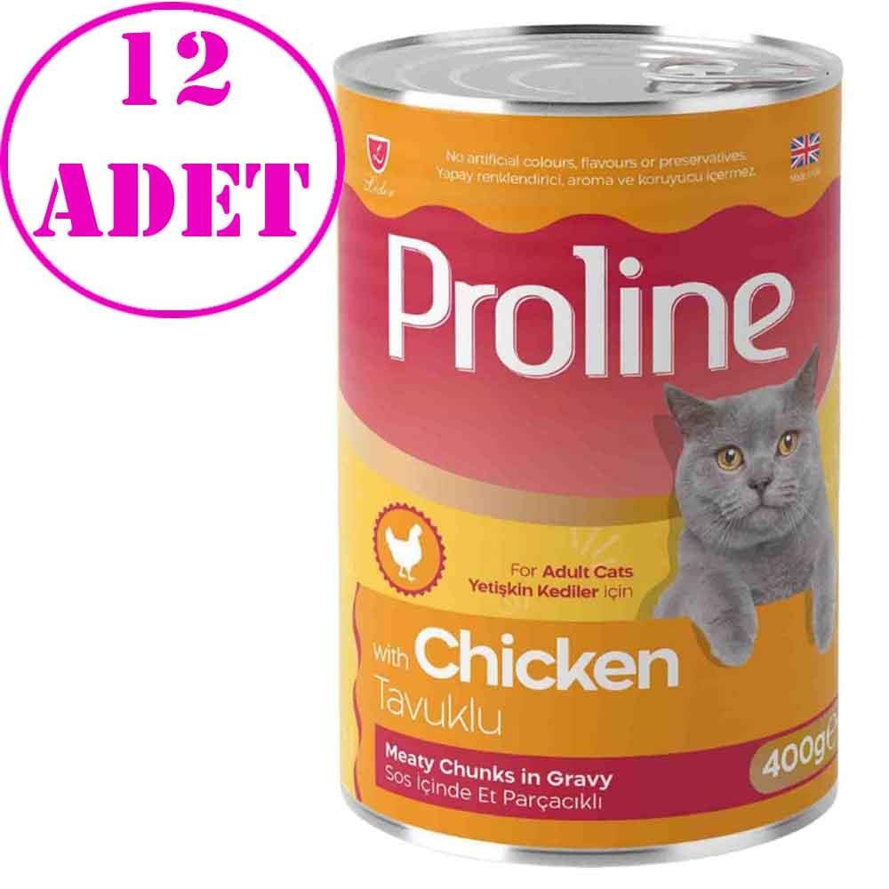 Proline Tavuklu Kedi Konserve Maması 400 Gr 12 AD 20578008 Amazon Pet Center
