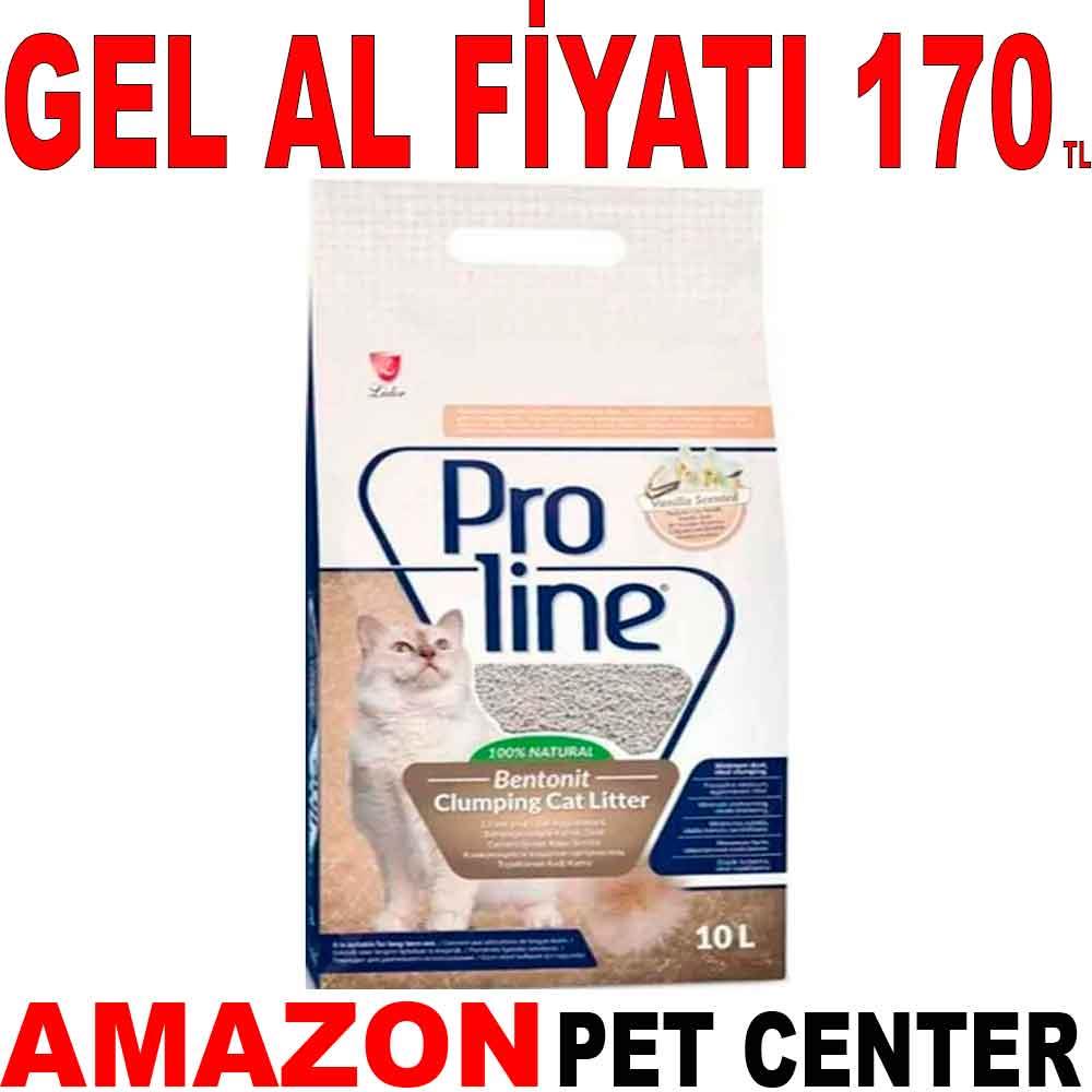 Proline Vanilya Kokulu İnce Taneli Topaklanan Kedi Kumu 10lt 18932003 Amazon Pet Center