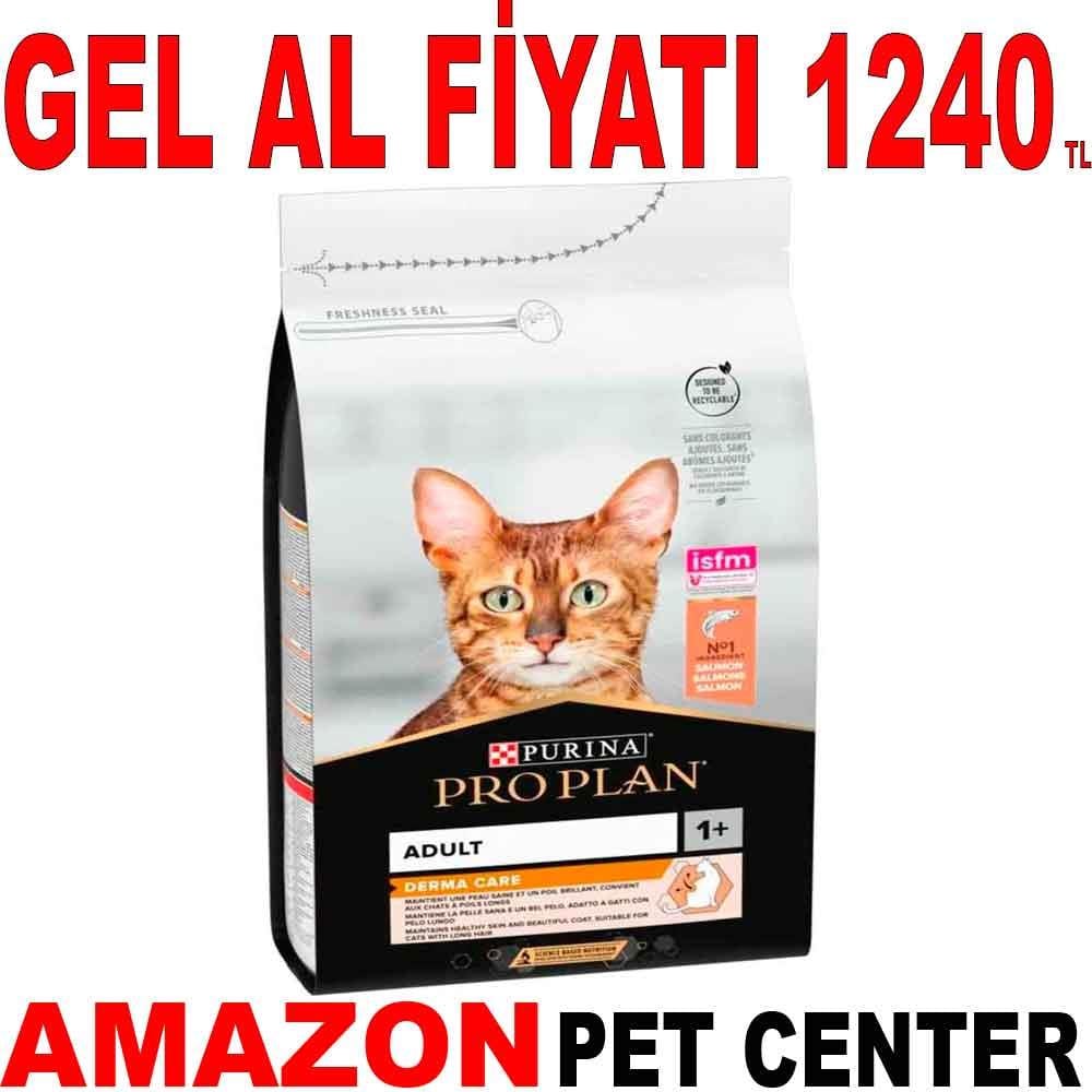 Proplan Derma Plus Somonlu Kedi Maması 3 Kg 18144000 Amazon Pet Center