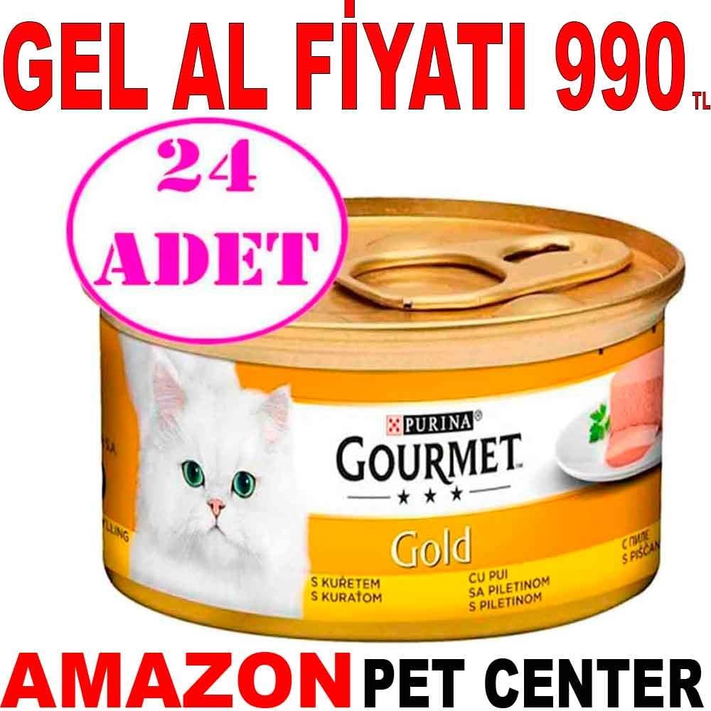 Proplan Gourmet Kıyılmış Tavuklu Kedi Konservesi 85 Gr 24 Ad 18489002 Amazon Pet Center