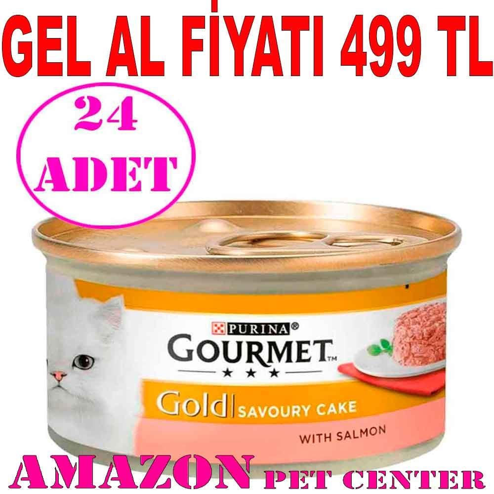 ProPlan Gourmet Parça Somonlu Kedi Konservesi 85 Gr 24 AD 18487008 Amazon Pet Center