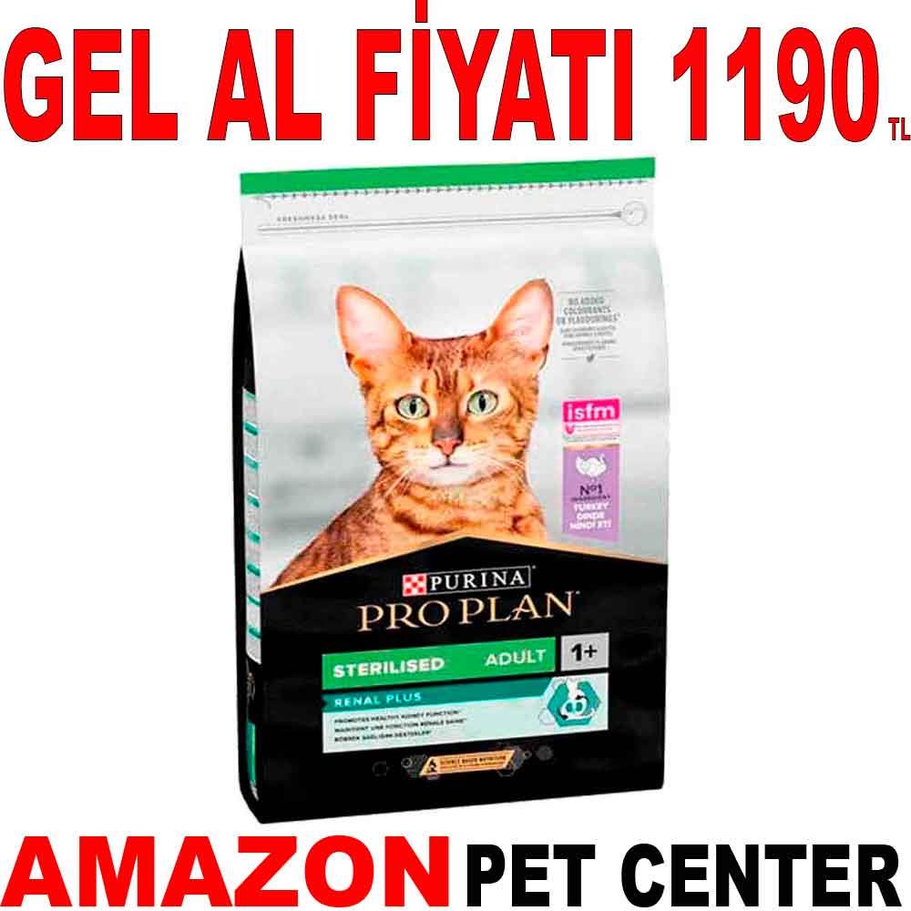 Proplan Sterilised Hindili Kedi Maması 3 kg  18146004 Amazon Pet Center