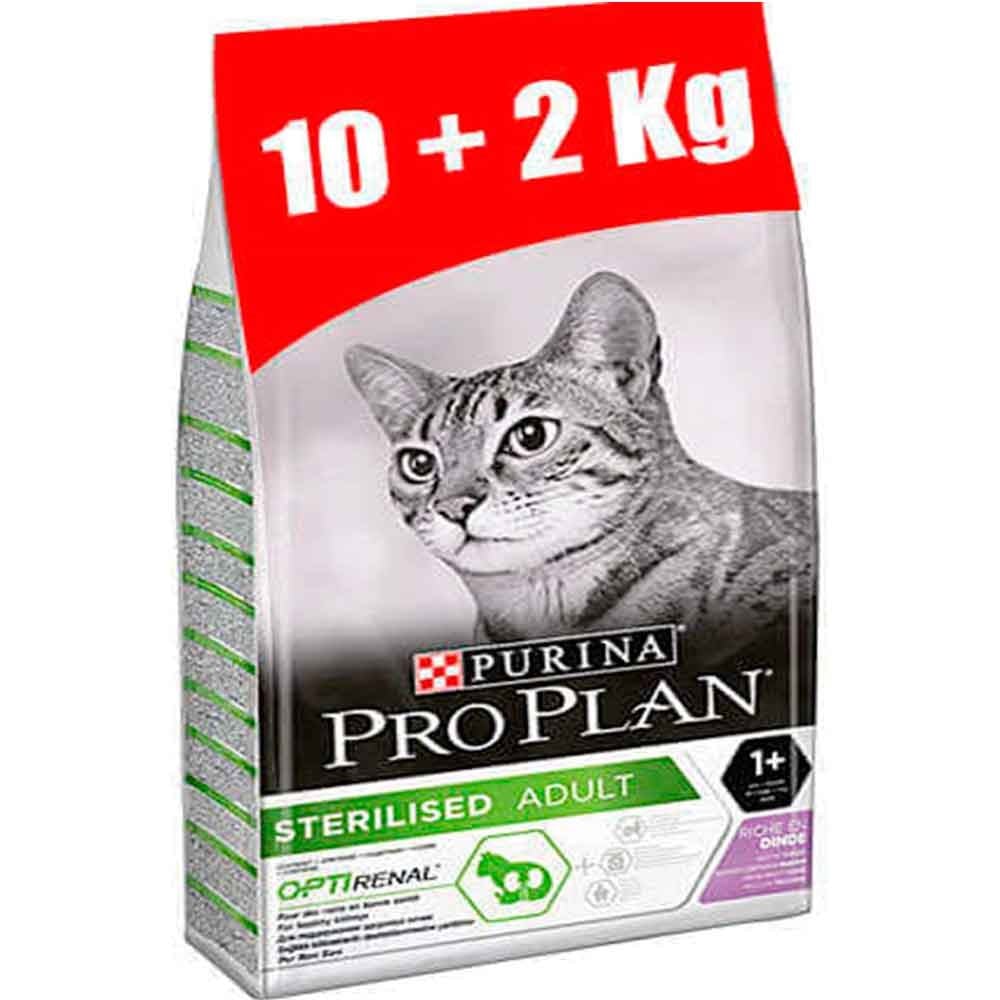 Proplan Sterilised Hindili Kedi Maması 10+2 Kg 7613036015196 Amazon Pet Center